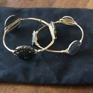 Bourbon & Bowties Indian Head Bangle Set